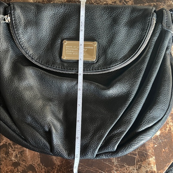 Marc by Marc Jacobs Classic Q Natasha Crossbody Bag Purse Black Silver Hardware